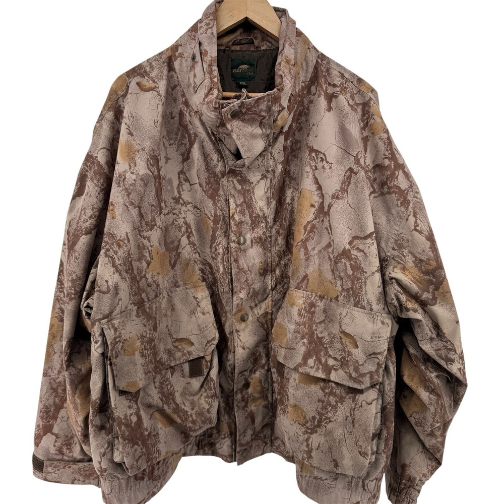 Natural Gear Camo Light Weight Hunting Jacket Men's XXL Lined Zip Pockets